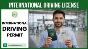 International Driving License Pakistan. Complete Guide for 2026 5 Pakistani traveler holding passport and International Driving Permit at international airport